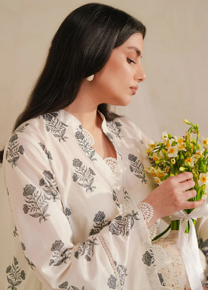 Cross Stitch Unstitched Lawn Printed Lawn 3 Piece Suit CS26UD D-7 Ikat Essence - Summer Collection