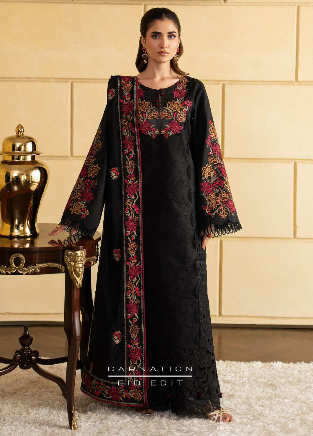 Carnation by Rang Rasiya Unstitched Embroidered Lawn 3 Piece Suit RR26UCL D14 EZRA - Eid Collection