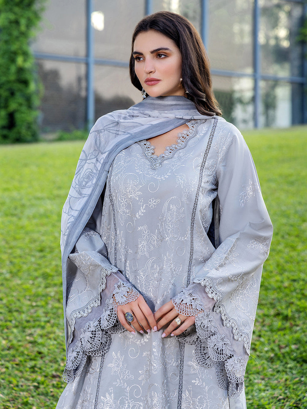 Sole by Yards Unstitched Embroidered Lawn 3 Piece Suit Poise Casual Collection
