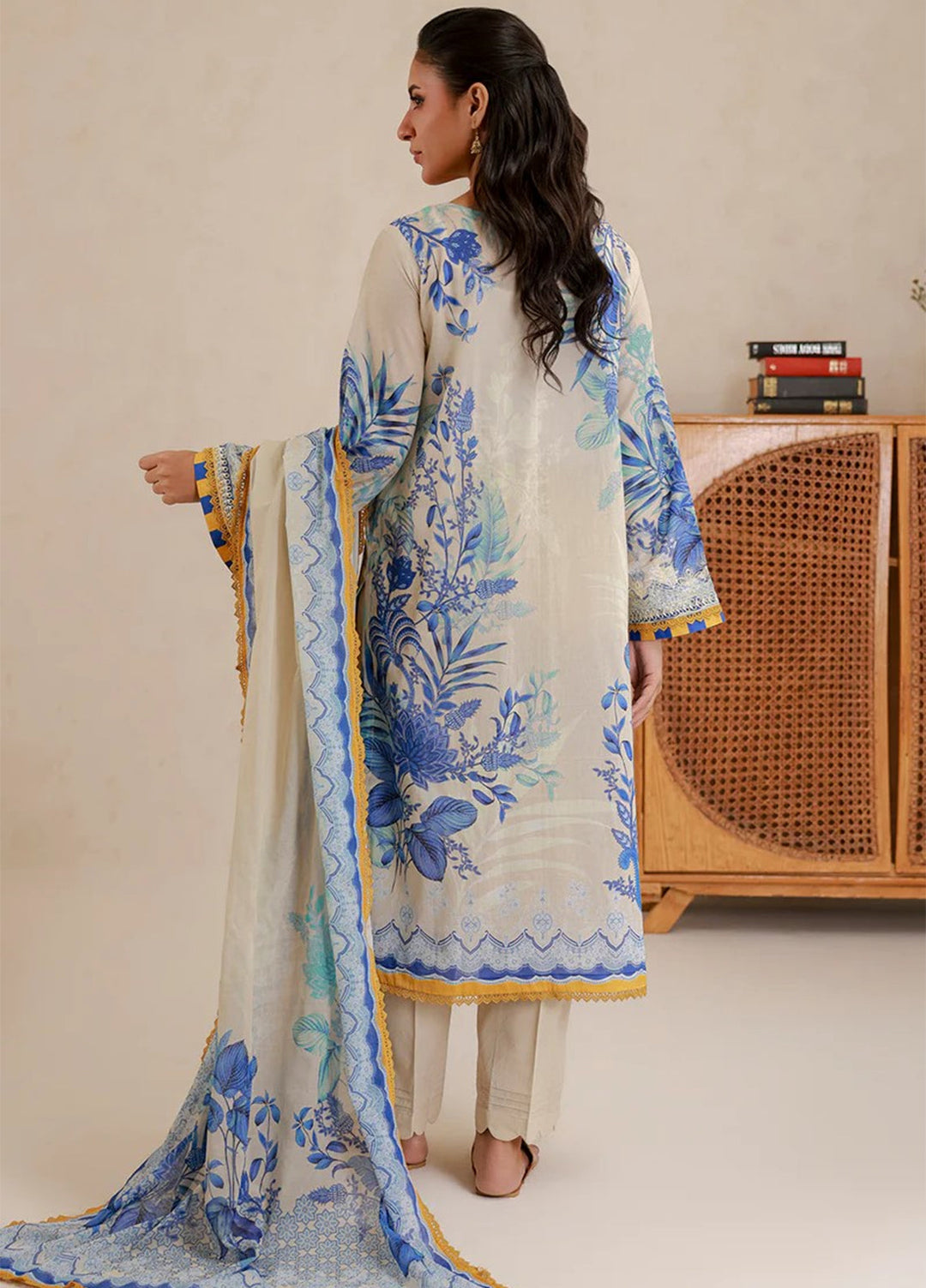 Zellbury Unstitched Printed Lawn 3 Piece Suit ZB26UC WUS26E30705 - Casual Collection