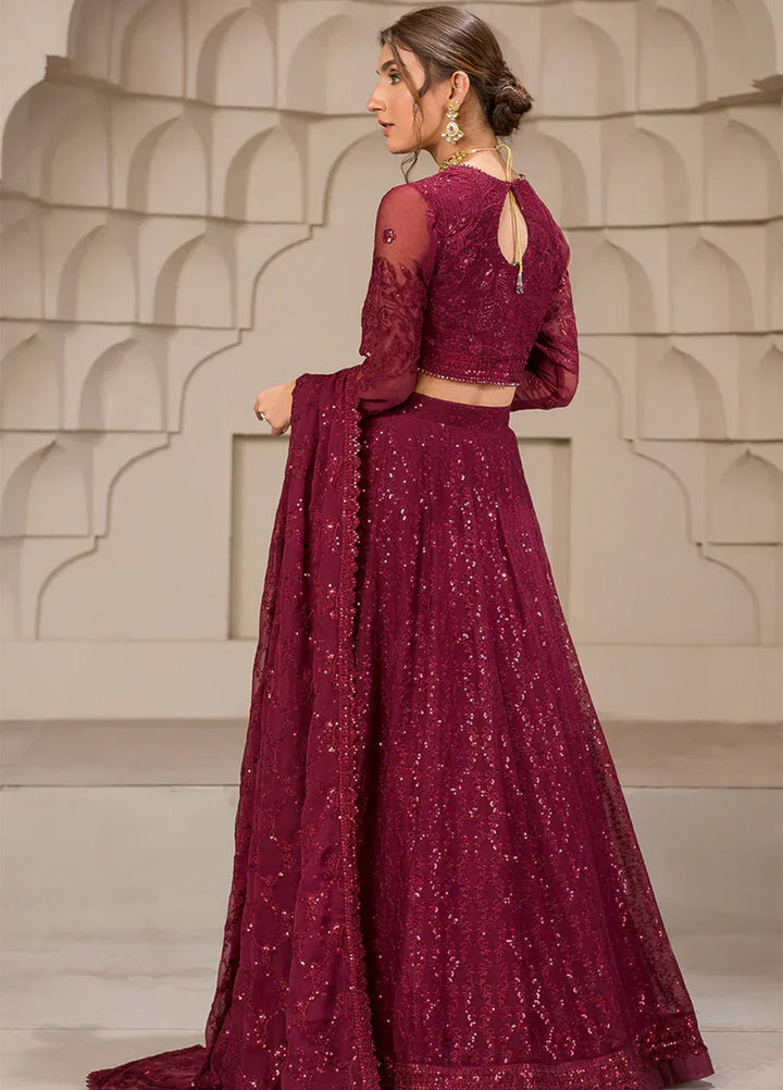 Falak by Zarif Embroidered  Suits Unstitched 3 Piece ZR25UF ZF-07 Berria - Festive Collection