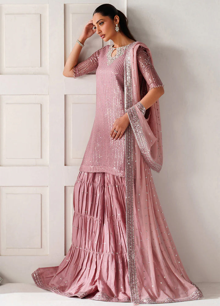 Chantelle by Baroque Unstitched Embroidered Chiffon 3 Piece Suit BQ26UCF UF-4388 - Festive Collection