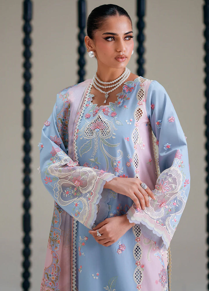 Amour by Bin Ilyas Unstitched Embroidered Lawn 3 Piece Suit BI26ULA 184B - Festive Collection