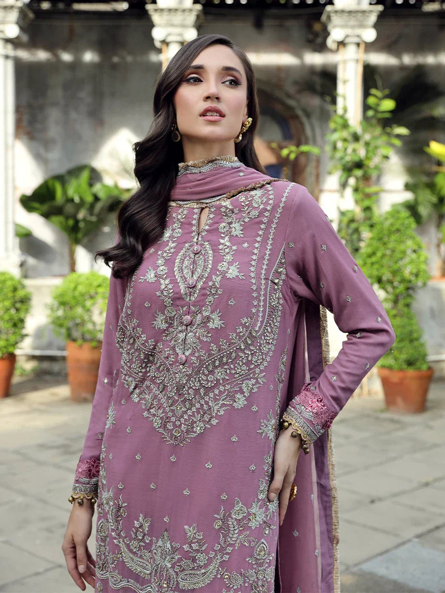 Salitex Women Embroidered Chiffon 3 Piece Suit UNS24CH006 - Summer Collection