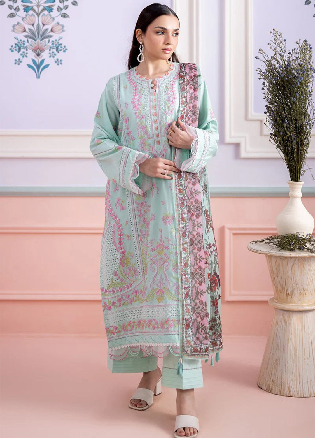 Zellbury Unstitched Printed Lawn 3 Piece Suit ZB26UC WUS26E30515 - Casual Collection