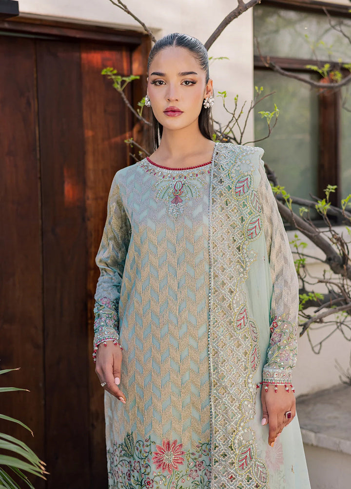 Heirloom by Daria Unstitched Embroidered Chiffon 4 Piece Suit DC26UCH DA-55 - Festive Collection