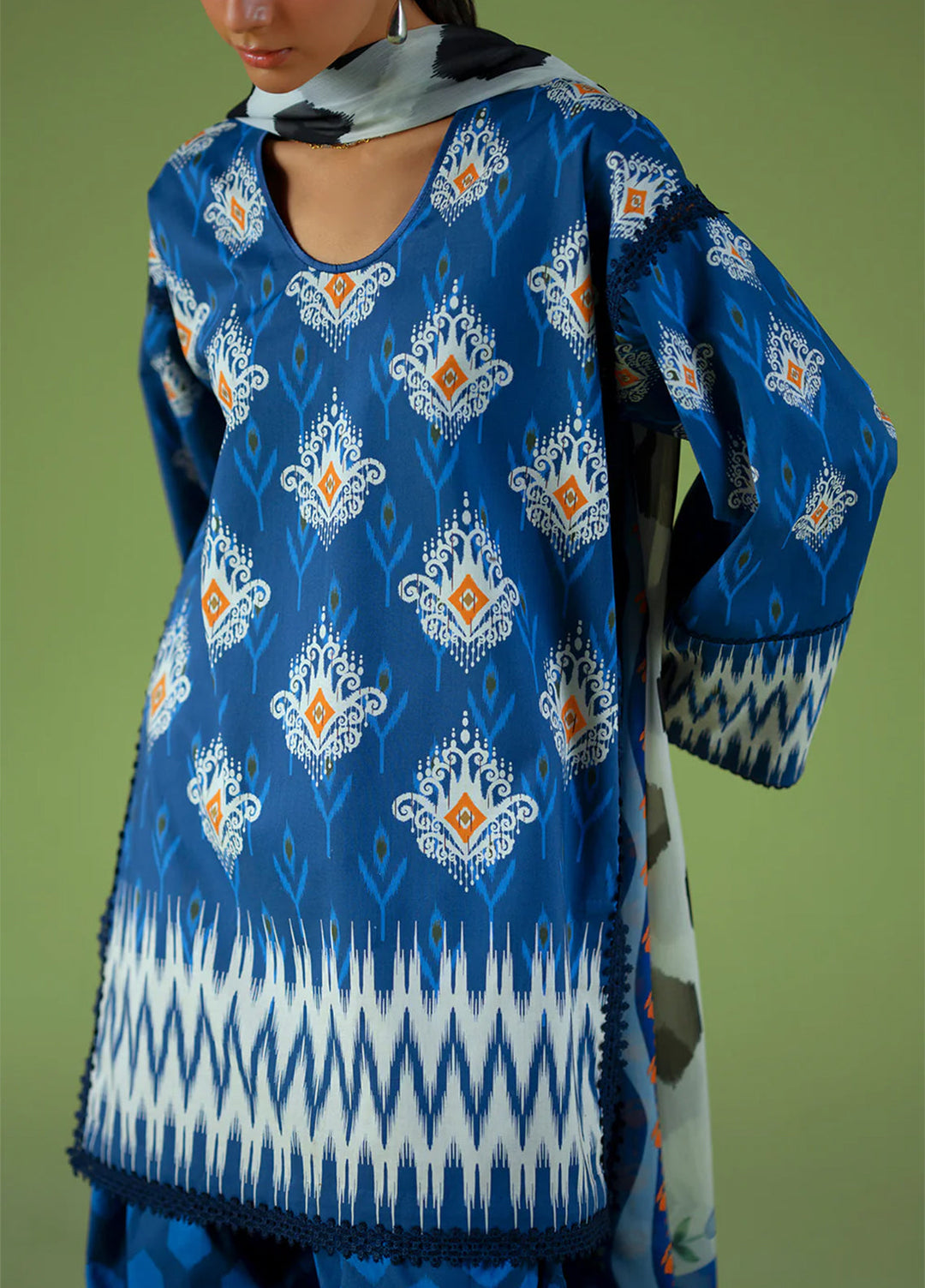 Joolie Prints by Saira Rizwan Printed Cambric Suits Unstitched 3 Piece SR25JP JPU25-09 City Bloom - Summer Collection