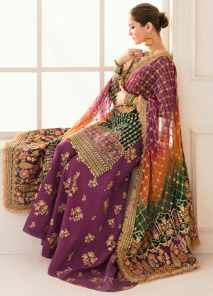 Chantelle by Baroque Unstitched Embroidered Chiffon 3 Piece Suit BQ26UFC BQU-CH11-D06 - Festive Collection