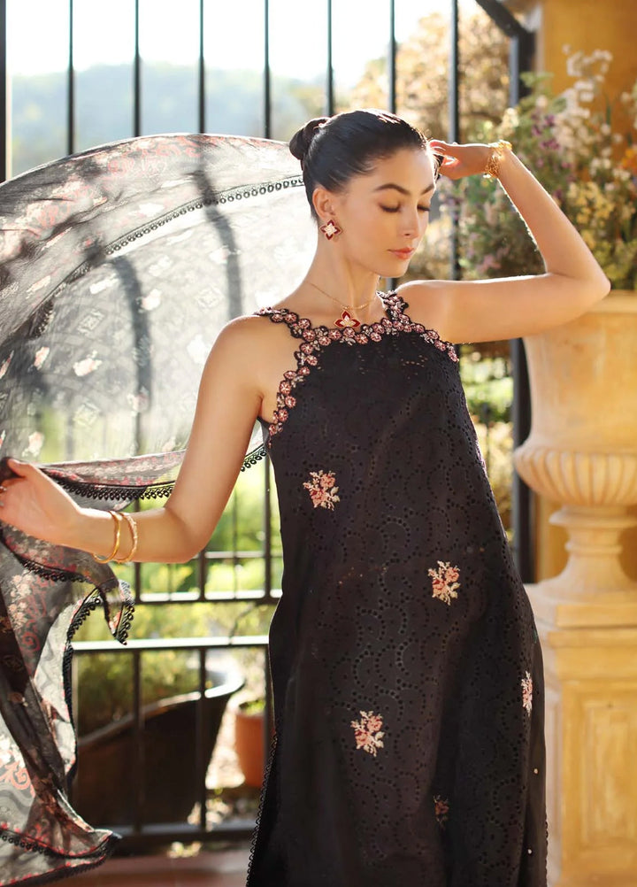 Noor by Saadia Asad Unstitched Embroidered Luxury Lawn 3 Piece Suit SA26UNL D5B-LUNAIRA - Eid Collection