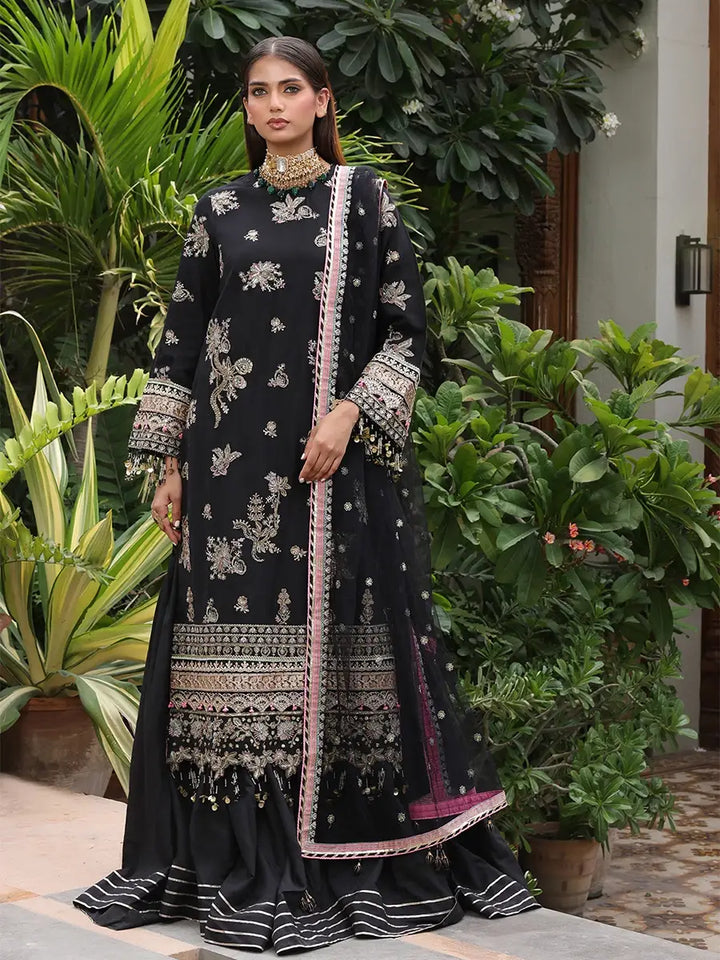 Salitex Women Embroidered Yarn Dyed 3 Piece Suit SUNS24NO006 - Summer Collection