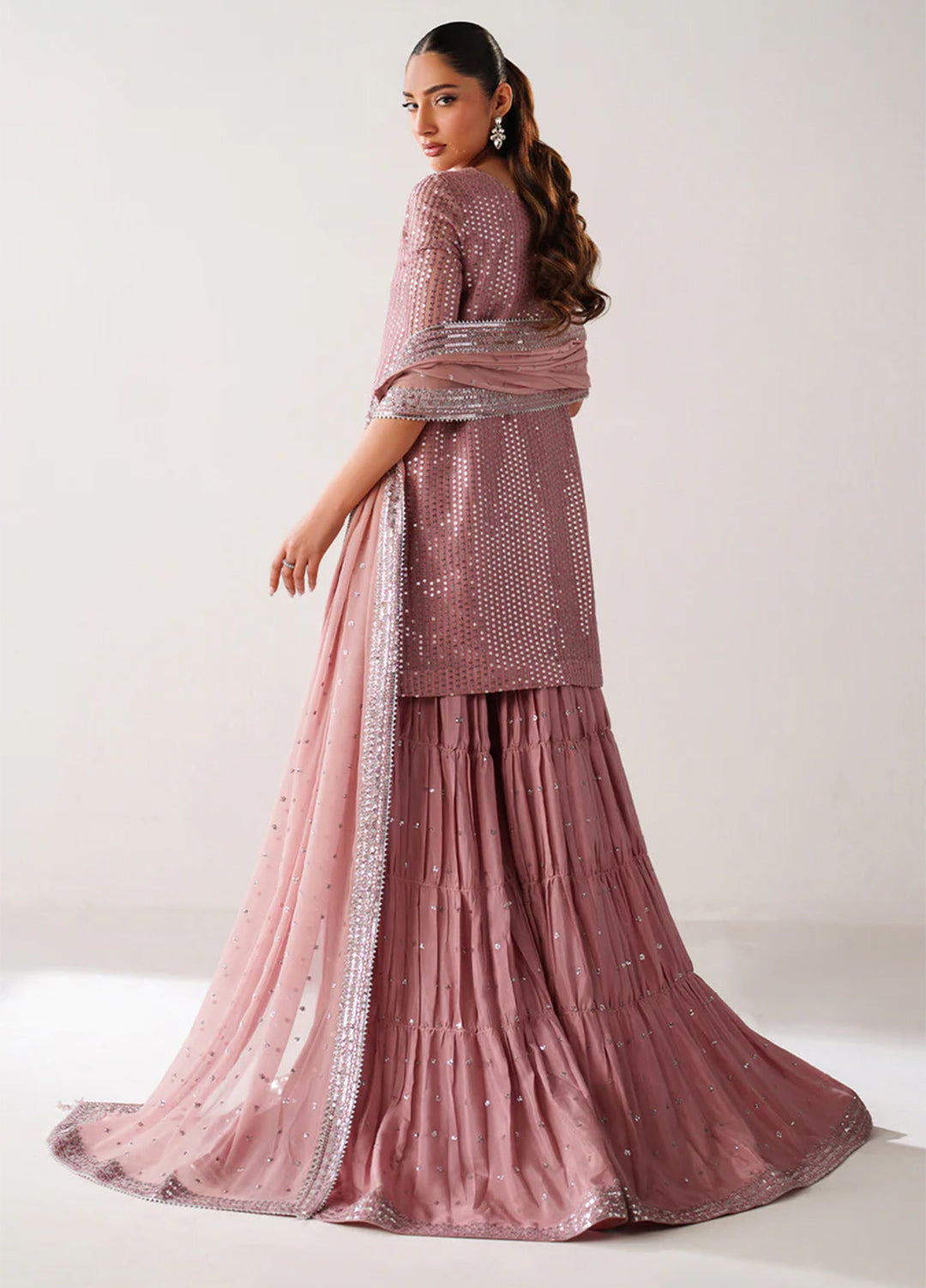 Chantelle by Baroque Unstitched Embroidered Chiffon 3 Piece Suit BQ26UCF UF-4388 - Festive Collection