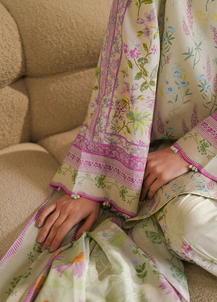 Cross Stitch Unstitched Lawn Printed Lawn 3 Piece Suit CS26UD D-6 Garnet Tale - Summer Collection