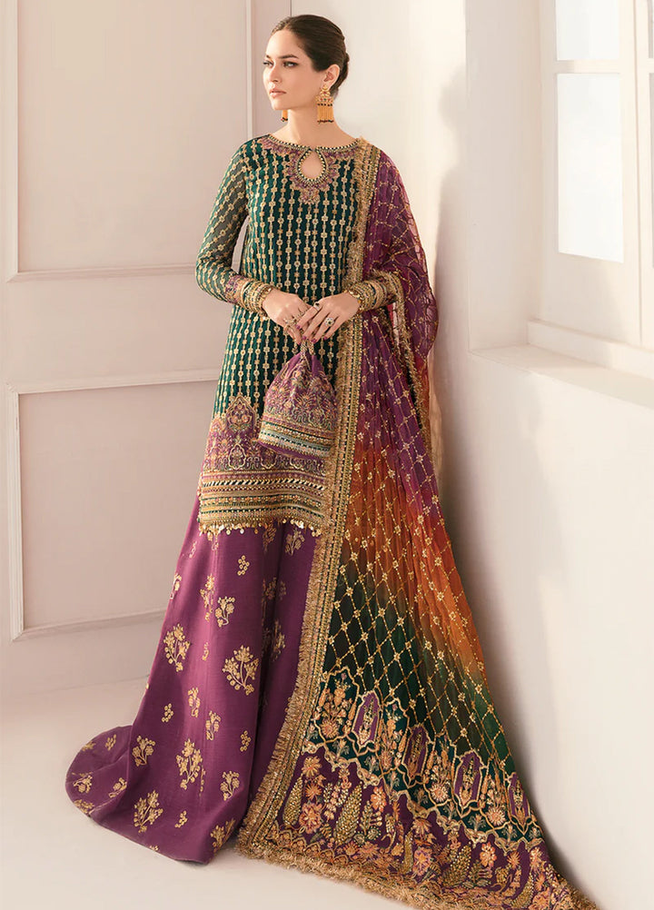 Chantelle by Baroque Unstitched Embroidered Chiffon 3 Piece Suit BQ26UFC BQU-CH11-D06 - Festive Collection