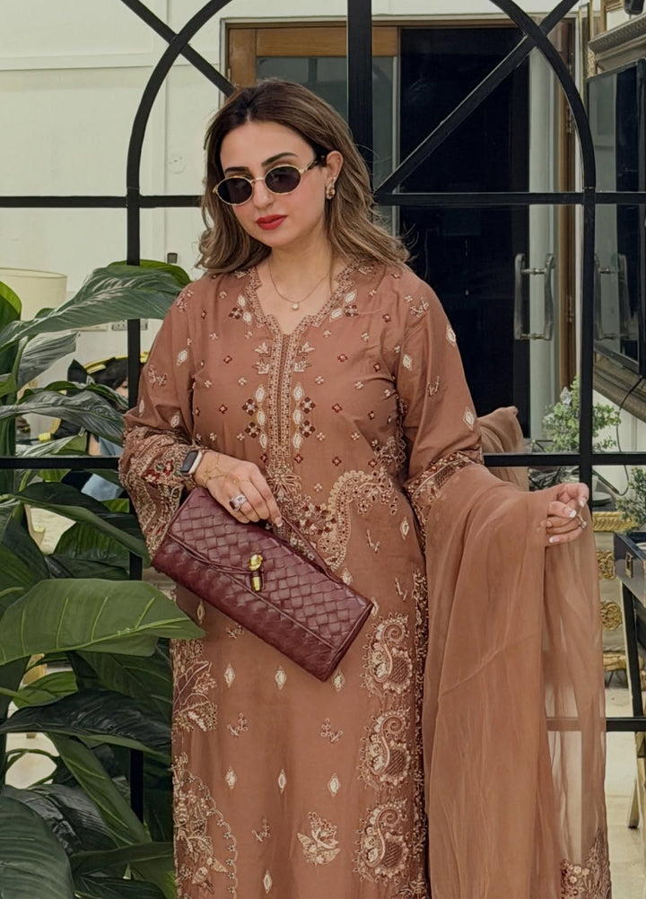 Aura of Flora by Zarizaa Unstitched Embroidered Lawn 3 Piece Suit MAGMA Lawn Collection