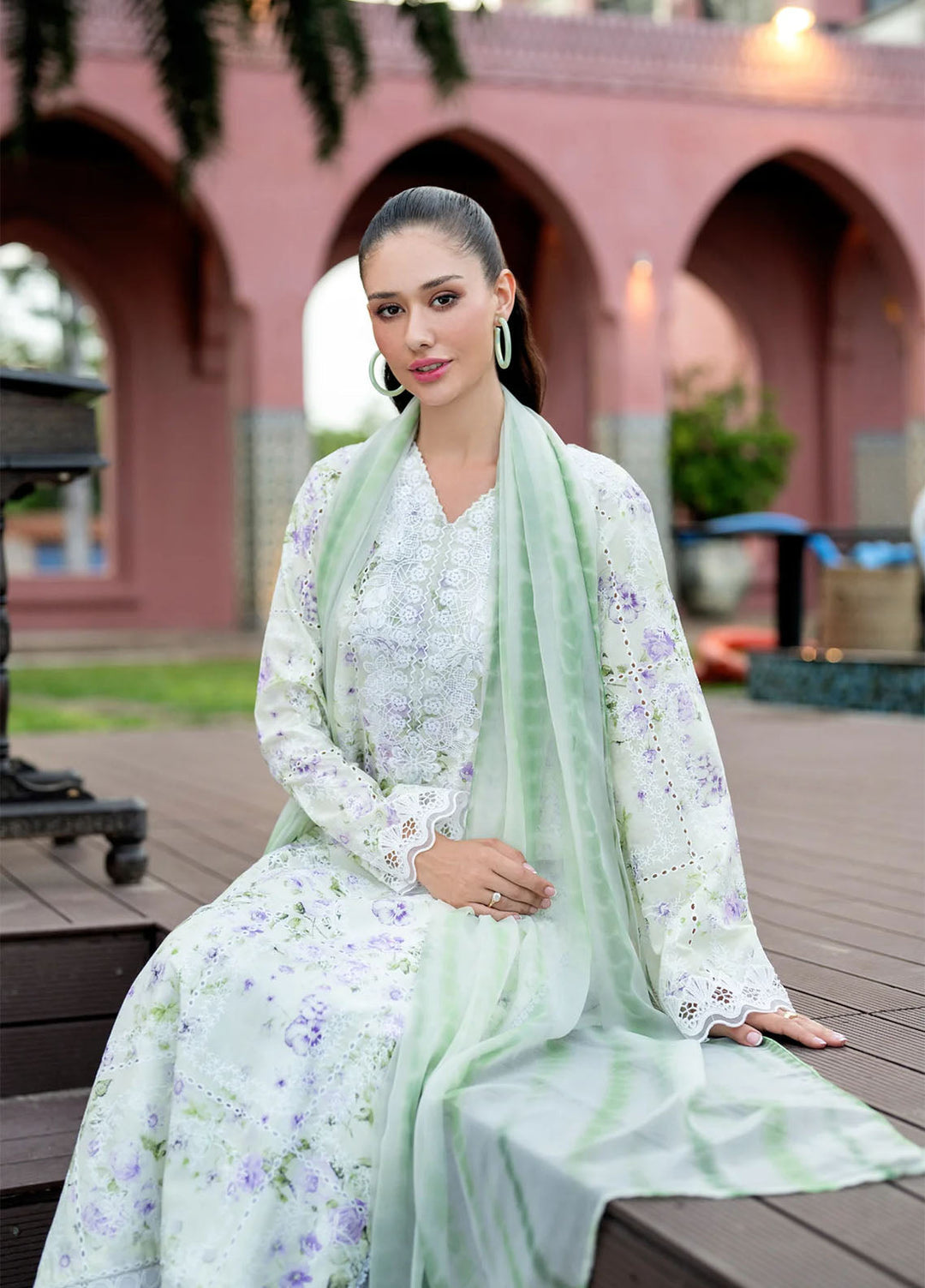 Xenia Formals Unstitched Embroidered Lawn 3 Piece Suit XE26ULS D-04 Navya - Summer Collection