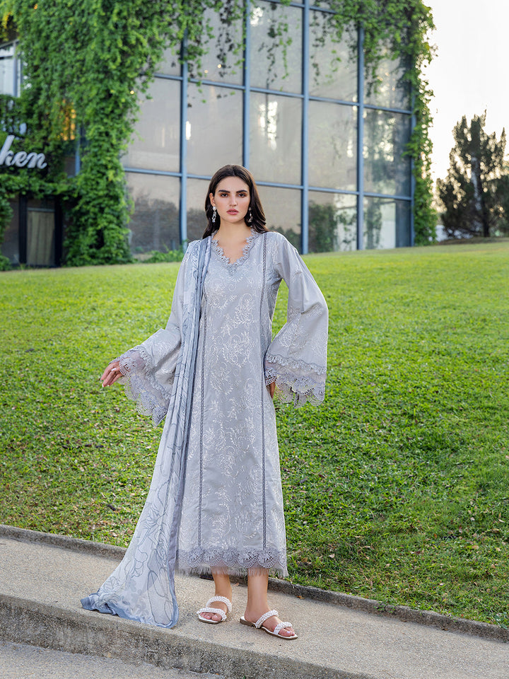 Sole by Yards Unstitched Embroidered Lawn 3 Piece Suit Poise Casual Collection