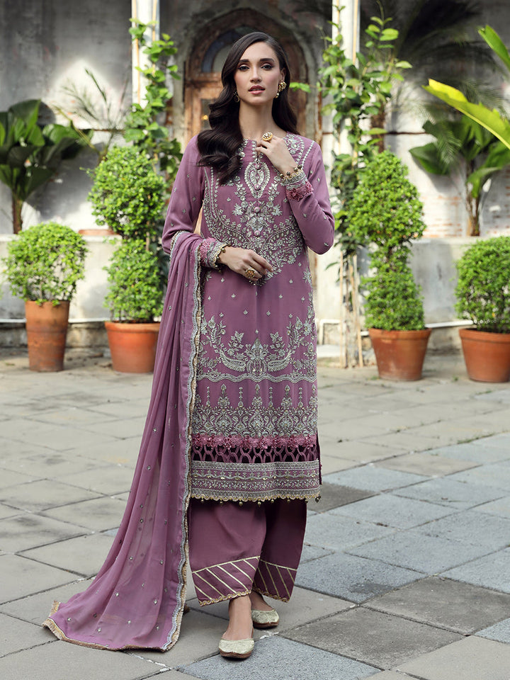 Salitex Women Embroidered Chiffon 3 Piece Suit UNS24CH006 - Summer Collection