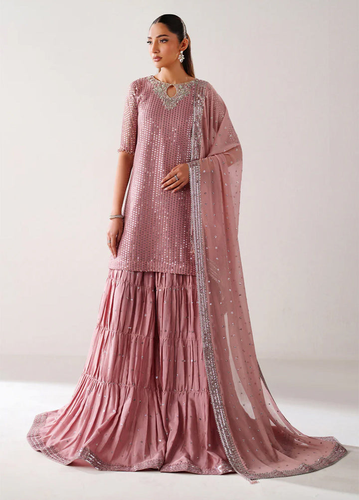 Chantelle by Baroque Unstitched Embroidered Chiffon 3 Piece Suit BQ26UCF UF-4388 - Festive Collection