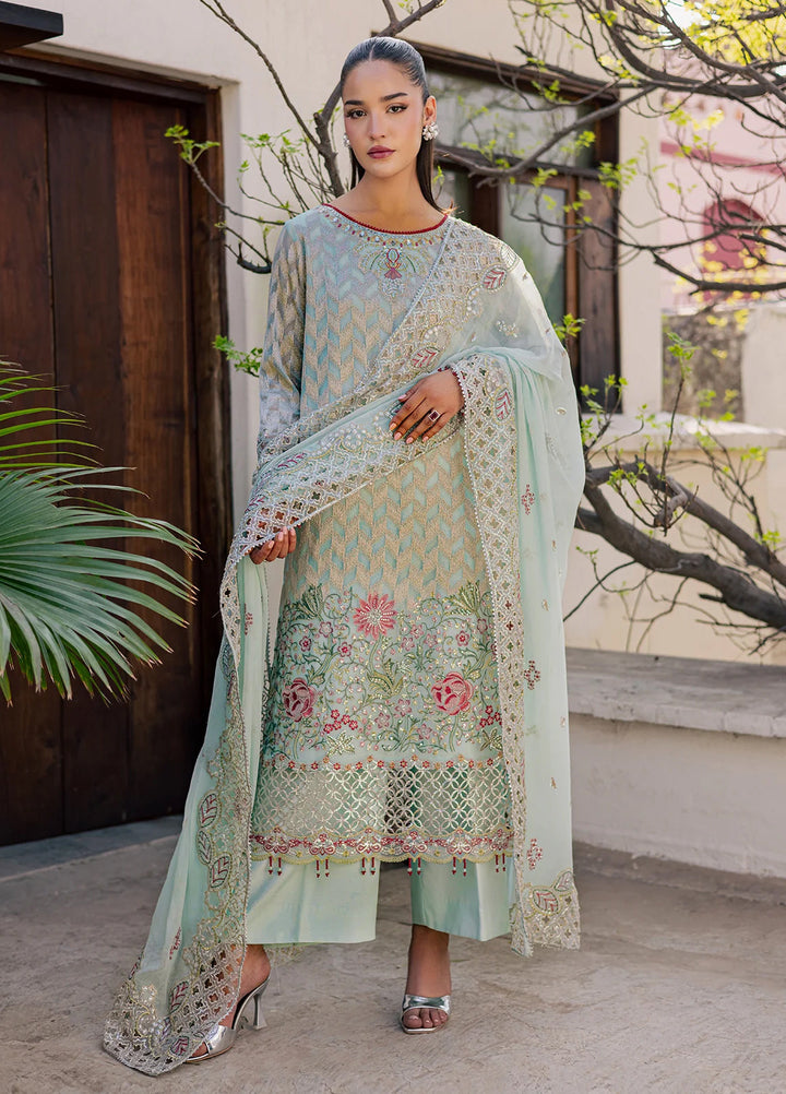 Heirloom by Daria Unstitched Embroidered Chiffon 4 Piece Suit DC26UCH DA-55 - Festive Collection