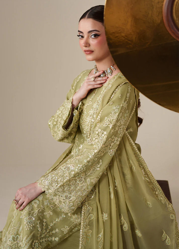 Nouvelle by Emaan Adeel Unstitched Embroidered Chiffon 3 Piece Suit EA26UNC Nola - Festive Collection