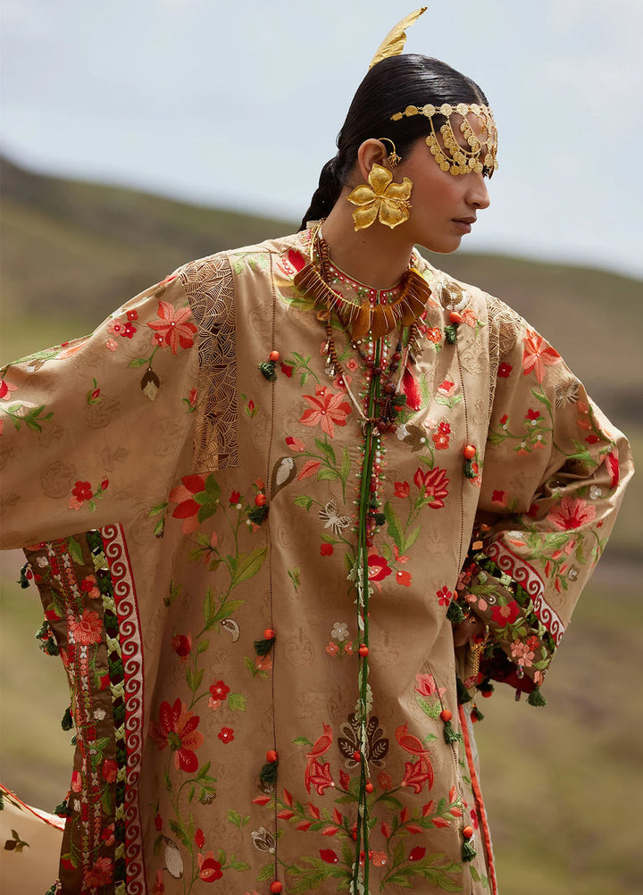 Kashmee Legacy by Elan Unstitched Embroidered Jacquard Lawn 3 Piece Suit EL26ULKL Zérin EL26-12B - Festive Collection