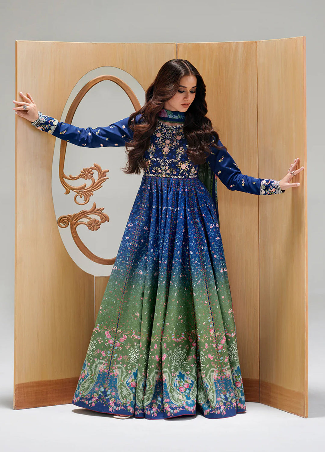 Amour by Bin Ilyas Unstitched Embroidered Lawn 3 Piece Suit BI26ULA 189A - Festive Collection