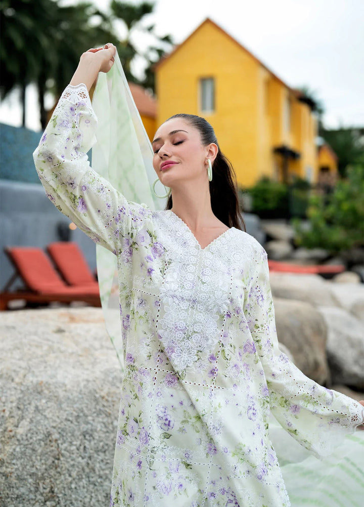 Xenia Formals Unstitched Embroidered Lawn 3 Piece Suit XE26ULS D-04 Navya - Summer Collection