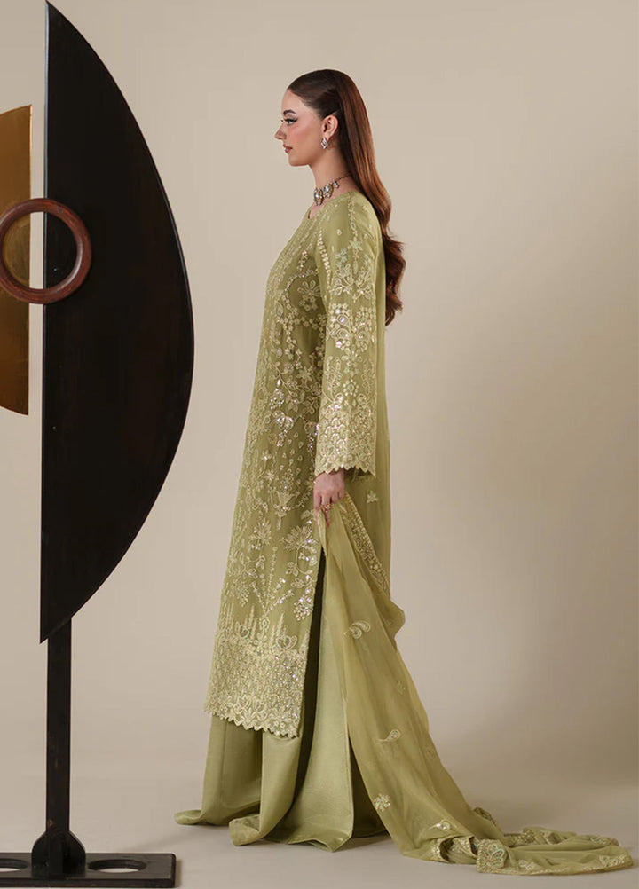 Nouvelle by Emaan Adeel Unstitched Embroidered Chiffon 3 Piece Suit EA26UNC Nola - Festive Collection