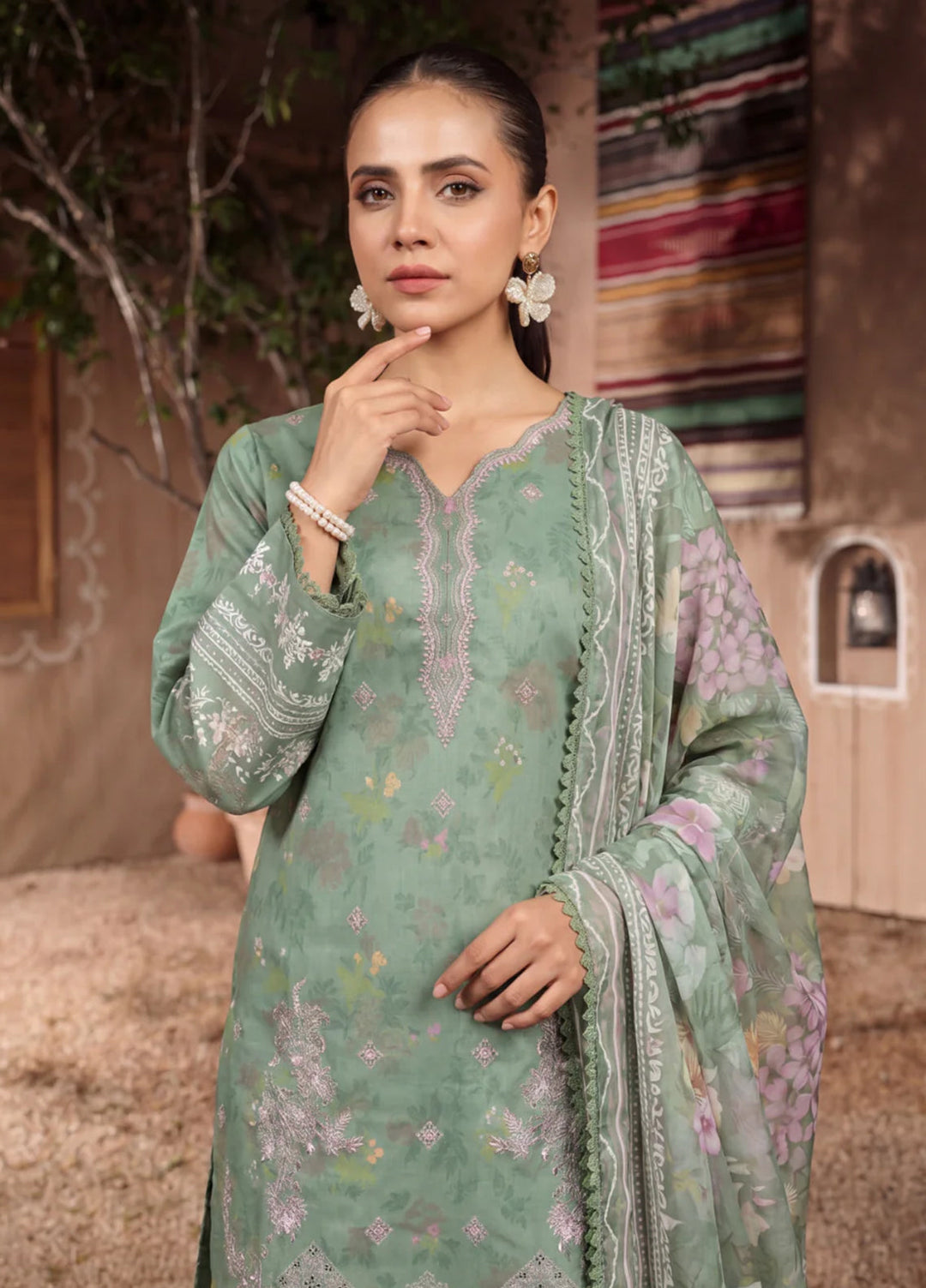 Rangkari by Ayleen Unstitched Embroidered Lawn 3 Piece Suit AY26ULR Rangrez - Eid Collection