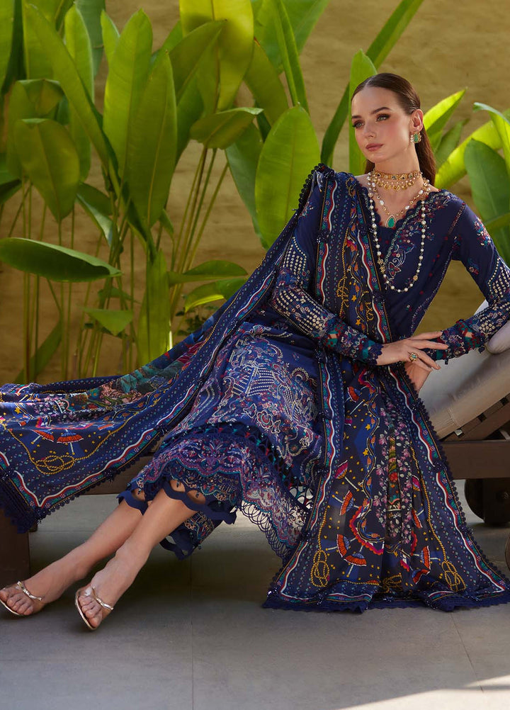 Ariya by Kanwal Malik Unstitched Embroidered Luxury Lawn 3 Piece Suit KM26UA D-4 MEHRIN - Summer Collection