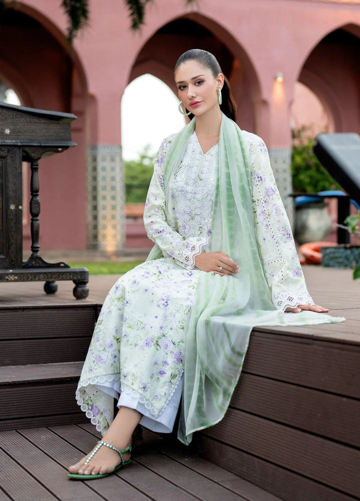 Xenia Formals Unstitched Embroidered Lawn 3 Piece Suit XE26ULS D-04 Navya - Summer Collection
