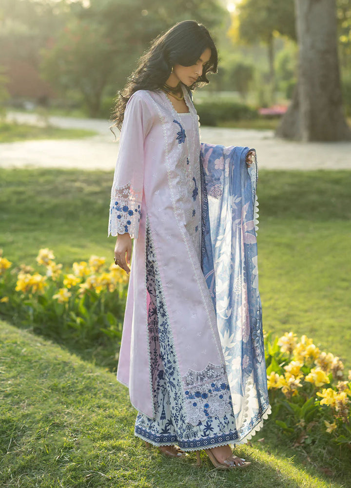 Zainab Chottani Unstitched Embroidered Lawn 3 Piece Suit ZC26ULE Bria 15 - Eid Collection