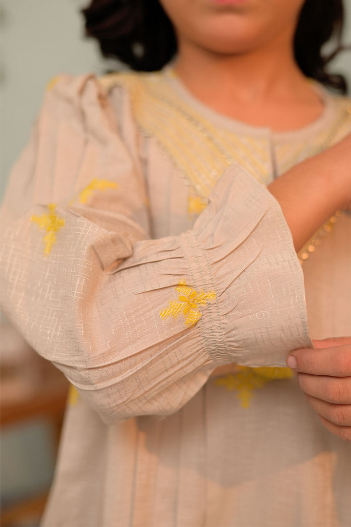 Senorita Kids RTW Grey and Multicolor Casual Plus 3 Piece Suit Viscose Filament Jacquard KBD-02911 - Summer Collection