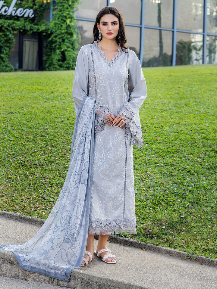 Sole by Yards Unstitched Embroidered Lawn 3 Piece Suit Poise Casual Collection