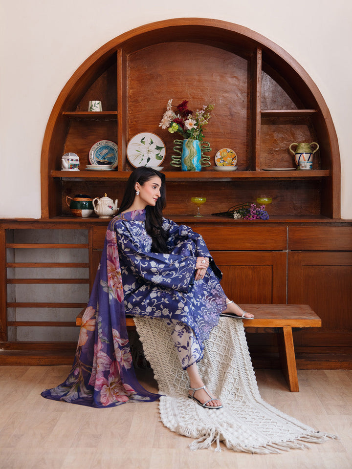Femmora by Yards Unstitched Embroidered Lawn 3 Piece Suit Cosmos Casual Collection