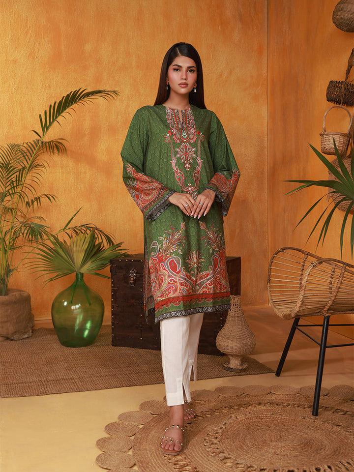 Salitex Women Embroidered Cambric 1 Piece Shirt WRTKBA24AL90 - Winter Collection