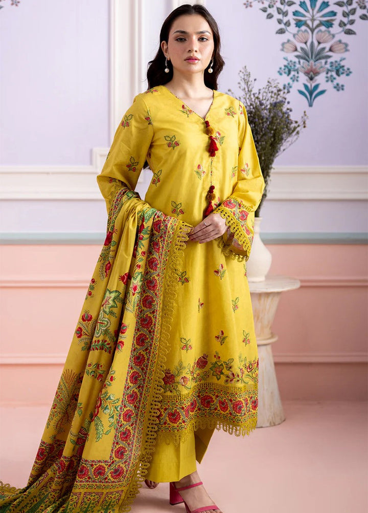 Zellbury Unstitched Printed Lawn 3 Piece Suit ZB26UC WUS26E30441 - Casual Collection
