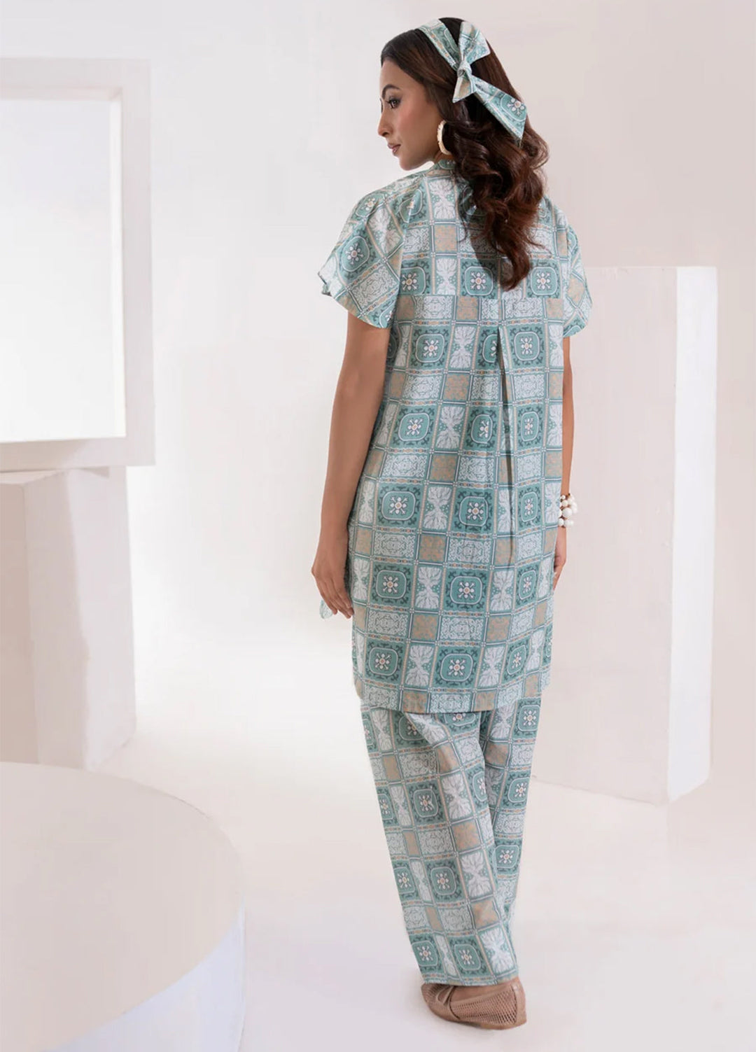 The Print Story by Shamooz RTW Printed Lawn 2 Piece Suit SHM26PL Mist I-L-008 - Casual Collection