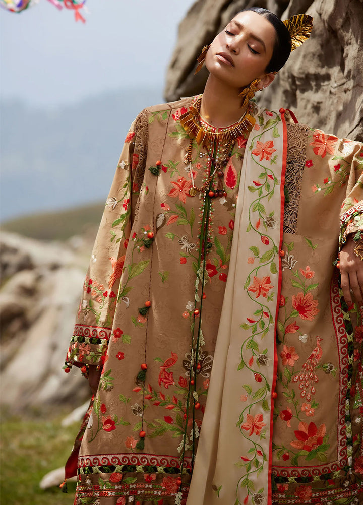 Kashmee Legacy by Elan Unstitched Embroidered Jacquard Lawn 3 Piece Suit EL26ULKL Zérin EL26-12B - Festive Collection