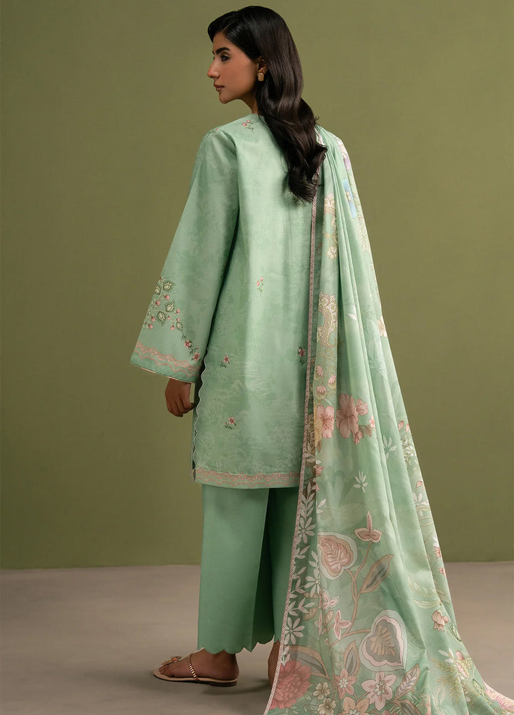 Seran Essentials Unstitched Printed Lawn 3 Piece Suit SN26UEL Sorell D-07 - Summer Collection