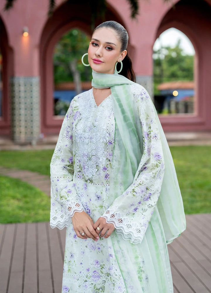 Xenia Formals Unstitched Embroidered Lawn 3 Piece Suit XE26ULS D-04 Navya - Summer Collection