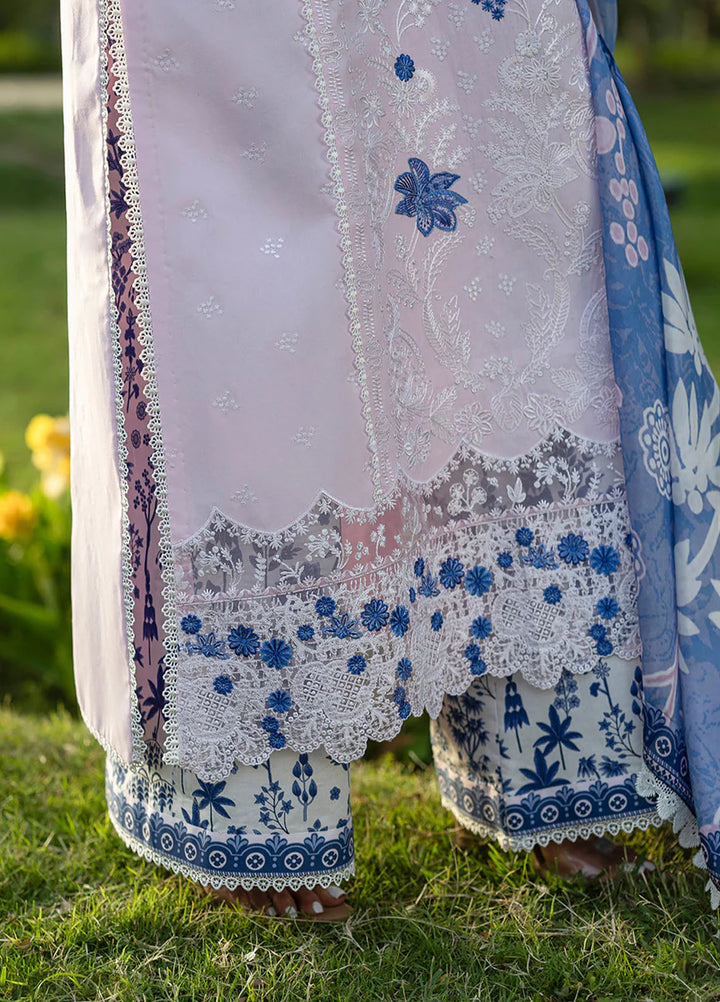 Zainab Chottani Unstitched Embroidered Lawn 3 Piece Suit ZC26ULE Bria 15 - Eid Collection