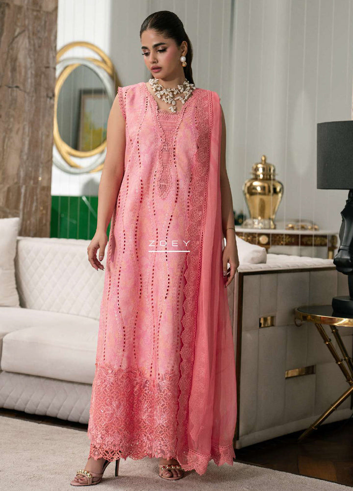 Carnation by Rang Rasiya Unstitched Embroidered Lawn 3 Piece Suit RR26UCL D5 ZOEY - Eid Collection