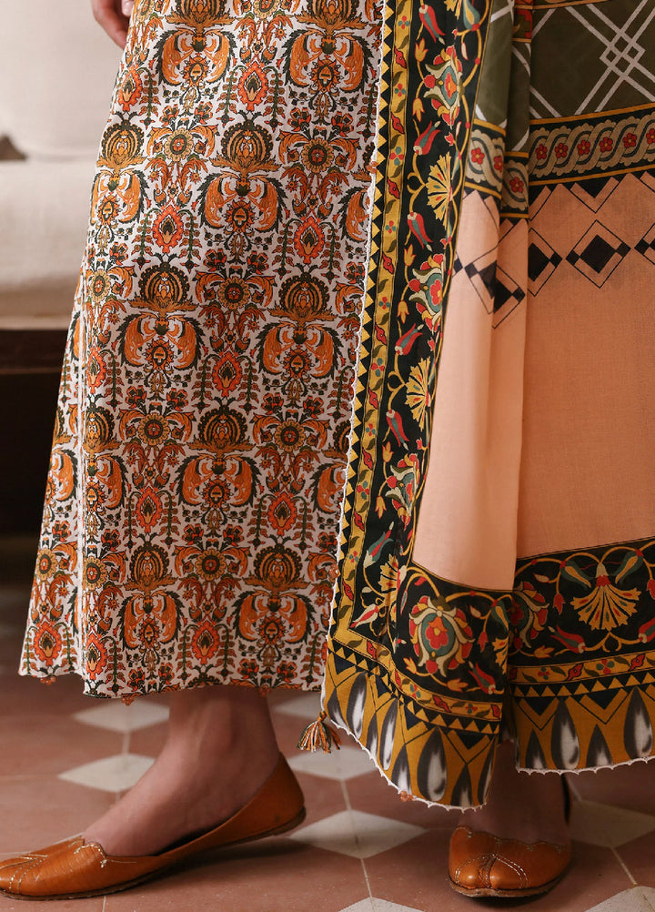 Amaya by Zaha Unstitched Printed Lawn 3 Piece Suit ZK26UAL Sahar APL26-05 - Casual Collection