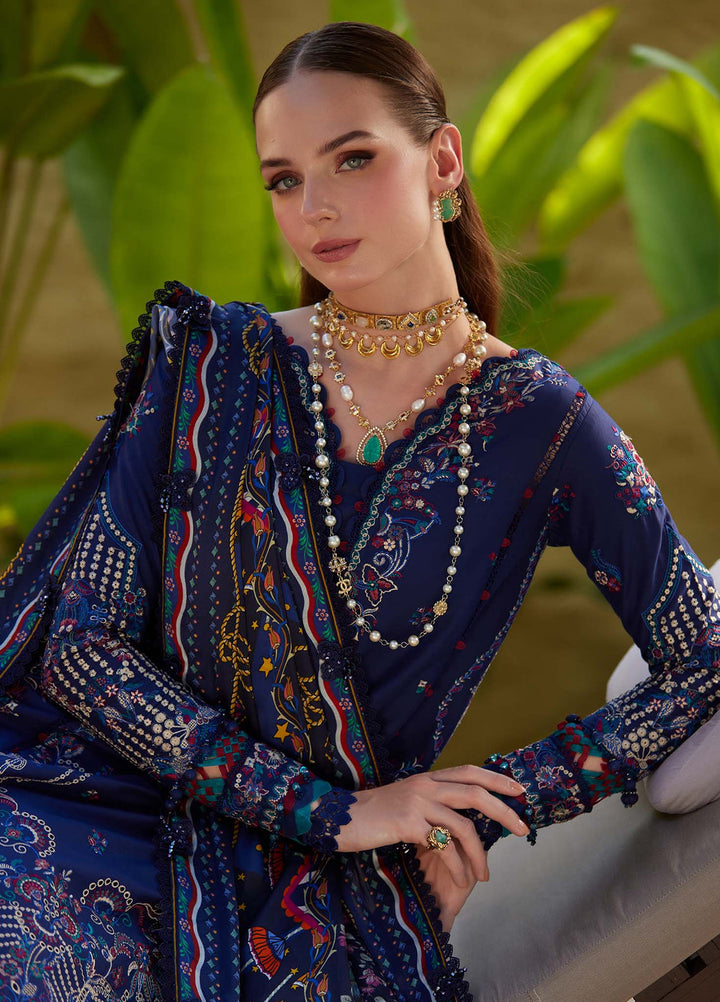 Ariya by Kanwal Malik Unstitched Embroidered Luxury Lawn 3 Piece Suit KM26UA D-4 MEHRIN - Summer Collection
