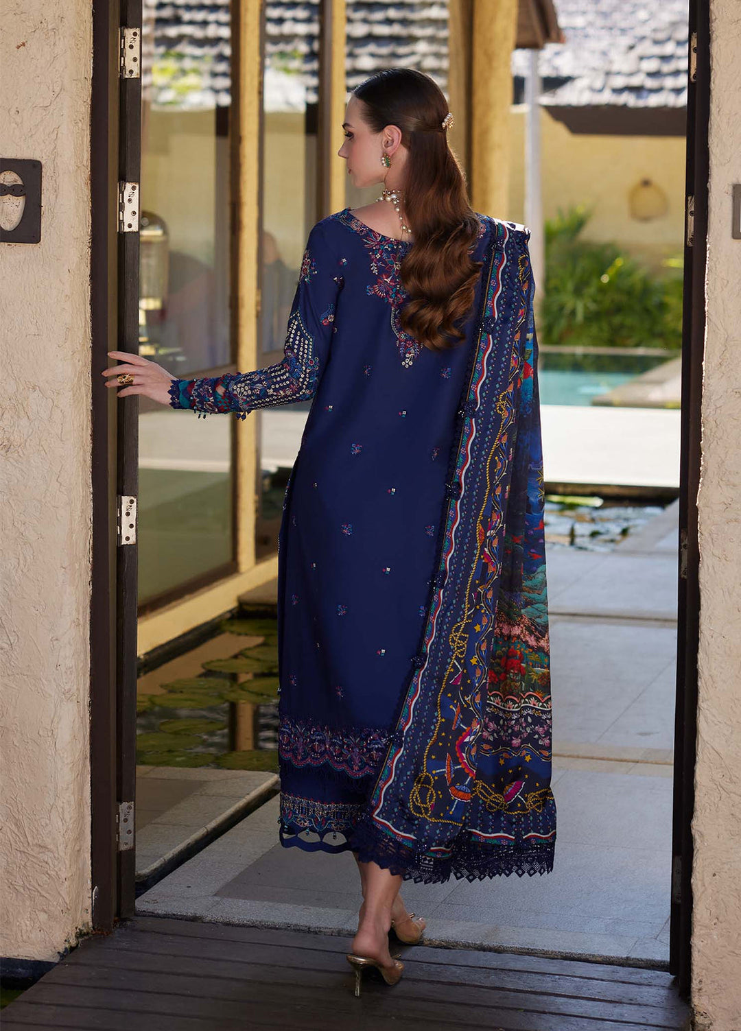 Ariya by Kanwal Malik Unstitched Embroidered Luxury Lawn 3 Piece Suit KM26UA D-4 MEHRIN - Summer Collection