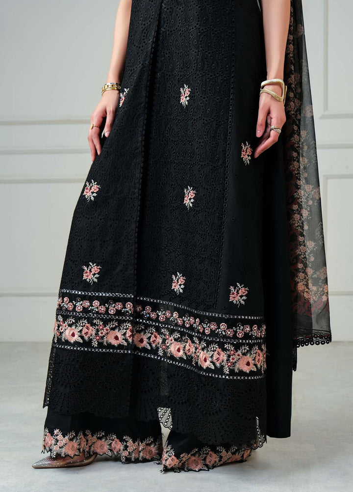 Noor by Saadia Asad Unstitched Embroidered Luxury Lawn 3 Piece Suit SA26UNL D5B-LUNAIRA - Eid Collection