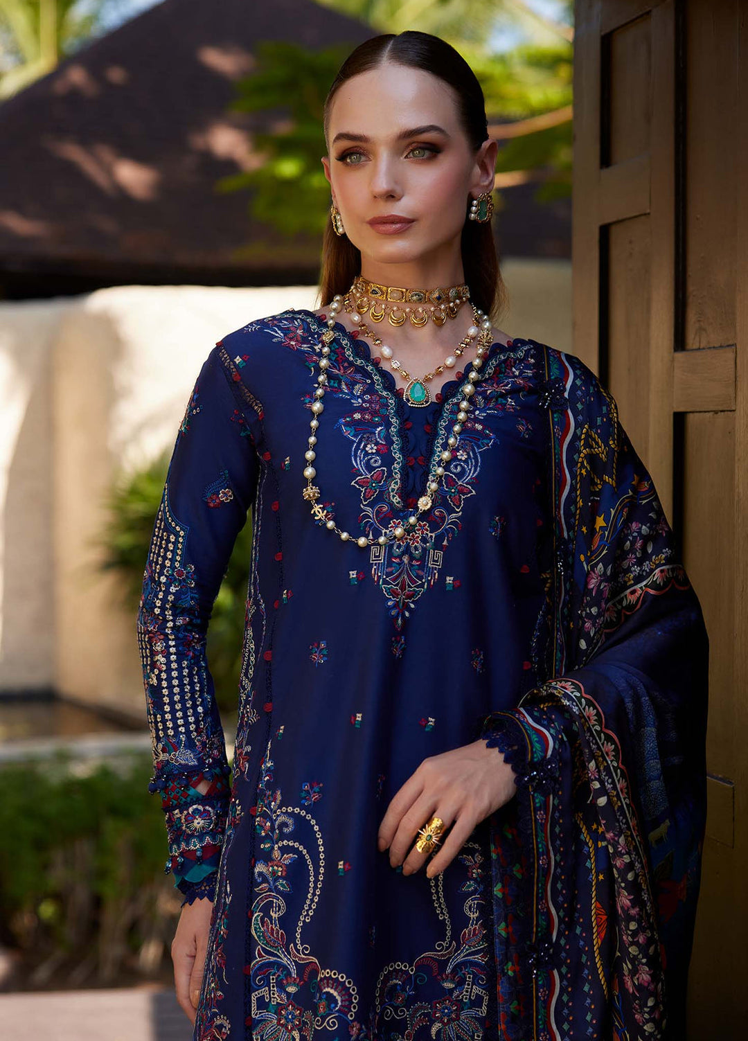 Ariya by Kanwal Malik Unstitched Embroidered Luxury Lawn 3 Piece Suit KM26UA D-4 MEHRIN - Summer Collection