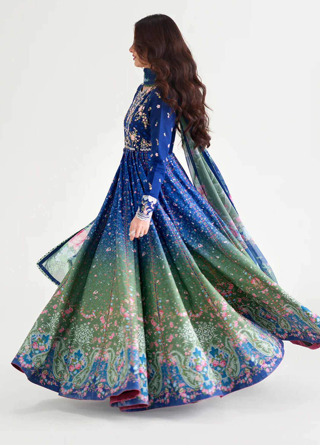 Amour by Bin Ilyas Unstitched Embroidered Lawn 3 Piece Suit BI26ULA 189A - Festive Collection