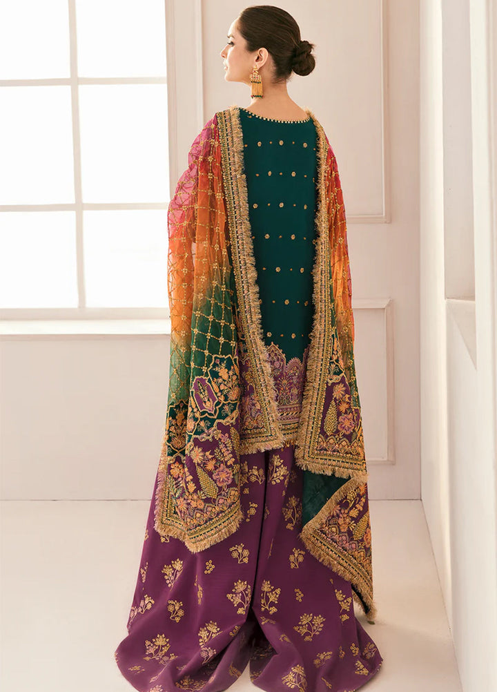 Chantelle by Baroque Unstitched Embroidered Chiffon 3 Piece Suit BQ26UFC BQU-CH11-D06 - Festive Collection